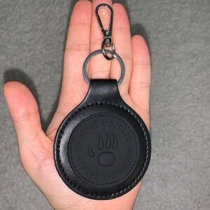 BearPaw Leather / Rubber Keychain / Bag Charm